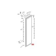 Дверь холодильника Bosch RF461 (717446)