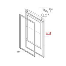Дверь холодильника Bosch KGV36XW