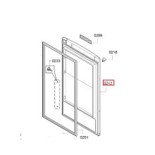 Дверь холодильника Bosch KGS36XW/KGV36XW