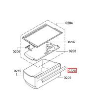 Планка ручки холодильника Bosch JC87/KIL52