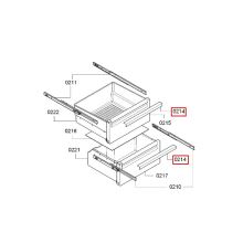 Планка ручки холодильника Bosch RC282/RT282