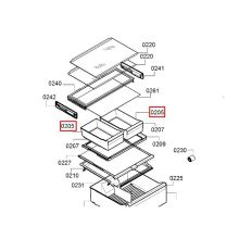Ящик холодильника Bosch KGN39AD/KGN39AK