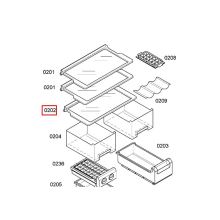 Полка холодильника Bosch KKE2