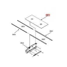 Стеклопанель холодильника Bosch RY49/SK59