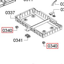 Ножка СВЧ Bosch HMT72/75..