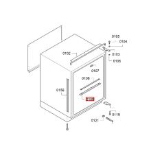 Стекло лампы холодильника Bosch RW40