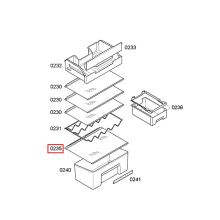 Стеклопанель холодильника Bosch KD30/KD32