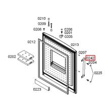 Ручка холодильника Bosch KGN49/KDN40