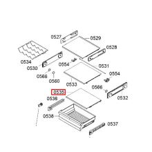 Полка холодильника Bosch KA92/KA62