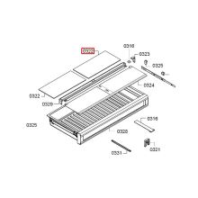 Стеклопанель холодильника Bosch RB491