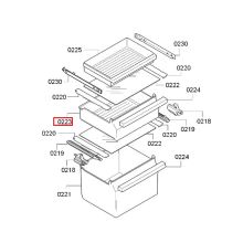 Ящик холодильника Bosch KIN34/KIF39/GIN25