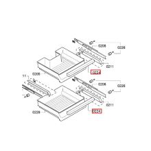Ручка ящика холодильника Bosch KIF42/KI25
