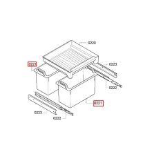 Ящик холодильника Bosch RT287/KIC38/K83