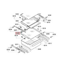 Стеклопанель холодильника Bosch RB287