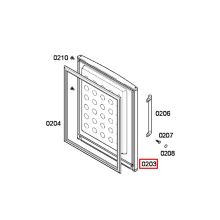 Дверь морозилки Bosch KGS36A90