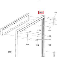 Верхняя планка СВЧ Gaggenau BA266232/03