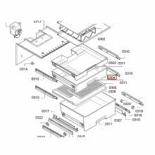Ящик для холодильника Bosch KG39FPI/KG39FS