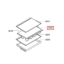 Стеклопанель холодильника Bosch RB280/RB282..