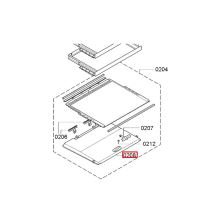 Стеклопанель холодильника Bosch RC28/KIR81/3FI