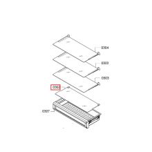 Стеклопанель холодильника Bosch RC462301/RC462701