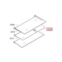 Стеклопанель холодильника Bosch RB492/RY492