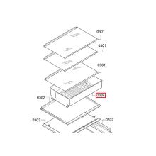 Ящик холодильника Bosch KG39NA/KG39NS