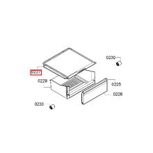 Стеклопанель холодильника Bosch KGN36NK/KGN39VW
