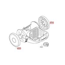 Колесо пылесоса Bosch BSGL2MOVE