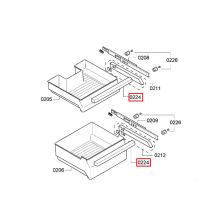 Ручка ящика холодильника Bosch KI2/KIF4/KI42