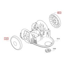 Колесо для пылесоса Bosch BGS41/42/43