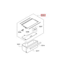 Стеклопанель холодильника Bosch KIR41AD40