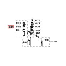 Дюза капучинатора кофемашины Bosch TK911N