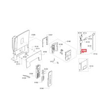 Крышка капучинатора кофемашины Bosch TE5/TES5