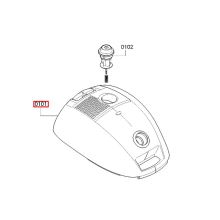 Крышка корпуса пылесоса Bosch BGL32235