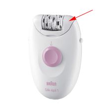 Белая насадка эпилятора Braun