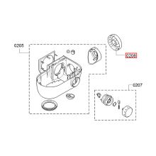 Крышка корпуса комбайна Bosch MUM5/MUMS2