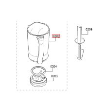 Стакан стеклянного блендера Bosch MMB638