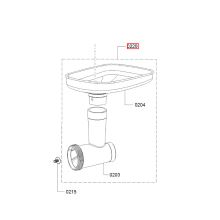 Лоток и корпус шнека мясорубки Bosch MFW45000