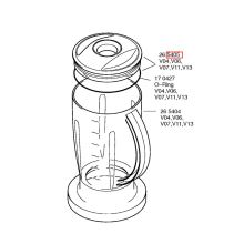 Крышка блендера комбайна Bosch MUM70/71/72