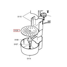 Решетка поддона кофеварки Bosch TK50N01