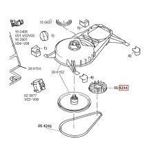 Крыльчатка комбайна Bosch MUM6/MK6