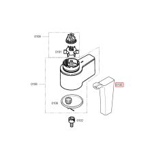 Патрубок мукомолки комбайна Bosch MUZ8