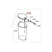 Крышка емкости молока кофемашины Bosch TK69001