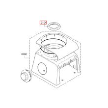 Крышка привода комбайна Bosch MCM3/4