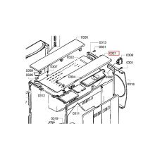 Крышка корпуса кофемашины Bosch TK69001