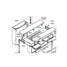 Крышка бака воды кофемашины Bosch TCA6809