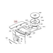 Крышка бака воды кофемашины Bosch TK56001