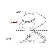 Крышка корпуса комбайна Bosch MUM5/MUMVH