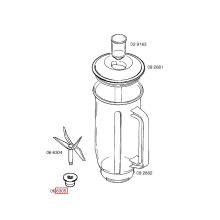 Втулка для кухонного комбайна Bosch MCM34/MK3