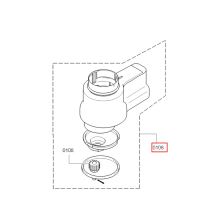 Корпус мукомолки комбайна Bosch MUZ5GM1